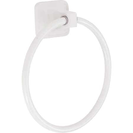Home Impressions Vista White Towel Ring 409579