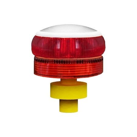Plasticade Traffic Barricade Light, Plastic, Red 562