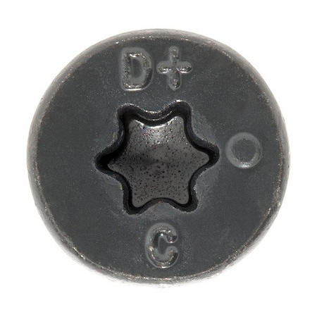 Dewalt Concrete Anchor Screw, 3/16 in Dia., Flat, 2 3/4 in L, Steel Zinc Plated, 1000 PK DFM2ELG832S