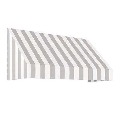 Awntech Awning, Gray, White, 18" H, 36" L EN1836-18GW