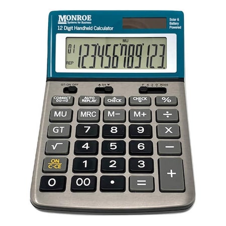 Sonic Boom 12-Digit Programmable Heavy-Duty Accounting Printing Calculator SO3363460