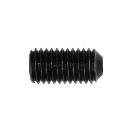 Auveco 1/4in-28 x 1/2in Socket Head Set Screw Cup Point, 50PK 5403