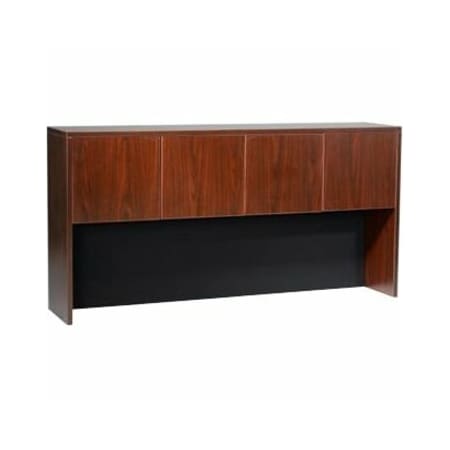 Boss Hutch With Doors, Mahogany, 71"x15"x36" N144-M