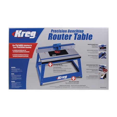 Kreg Precision Benchtop Router Table W 19.25 in. L X 30.00 in. PRS2100