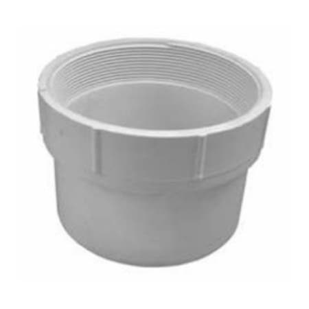 Charlotte Pipe And Foundry 6 SCH 40 Clean Adapter PVC 00105  1400HA