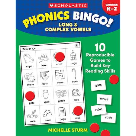 Scholastic Teaching Solutions Phonics Bingo: Long & Complex Vowels Activity Book 9781550000000