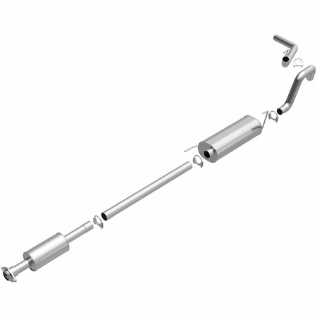 Bre Exhaust Exhaust System, Aluminized Steel; With Mufflers; 3 Inch Pipe Diameter; Single Exhaust 106-0511
