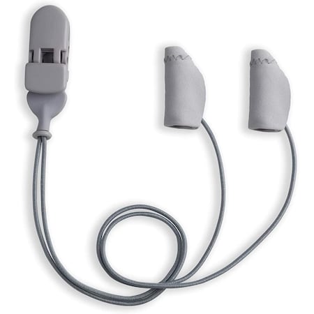 Construir Up To 1 in. Micro Corded Binaural Hearing Aids, Grey CO3001980