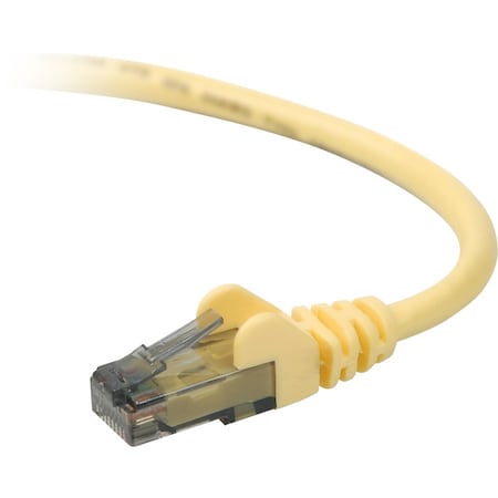 Belkin 50Ft Cat6 Snagless Patch Cable, Utp, Yellow Pvc Jacket, 23Awg, 50 A3L980-50-YLW-S