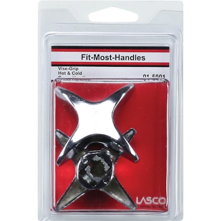 Westlake Pipe & Fittings Universal Chrome Vice Grip Cross Faucet Handle 1/1/5001