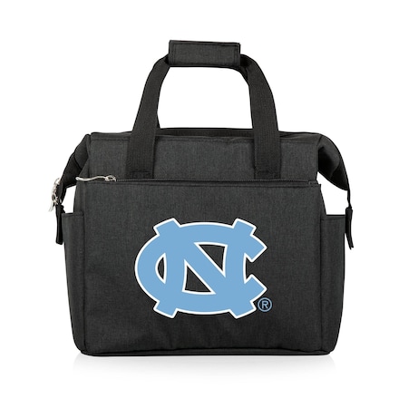 Picnic Time Family Of Brands NCAA North Carolina Tar Heels On The Go Lunch Bag Cooler - Soft Cooler Lunch Box, Black 510-00-179-414-0
