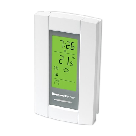 Resideo Line Voltage Thermostat For Electric Heating, Digital, Touch Screen, Programmable, 240V AC, 15A TH115-A-120S