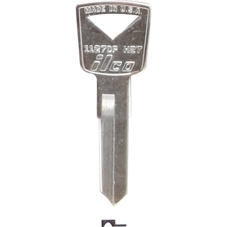 Ilco Ford Nickel Plated Automotive Key H27 / 1127DP, 10PK IAL3034401B