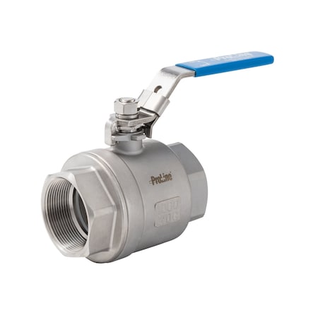 Proline Series Stainless Steel 2-in FIP Ball Valve with Locking Handle Series 7690SST 107-718SS