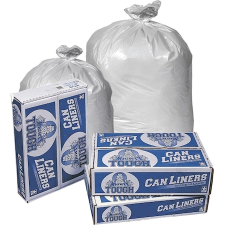 Pitt Plastics 24"x32" 0.45mm 12-16 gal. Medium Performance Roll Can Liner, PK500 MT331XW