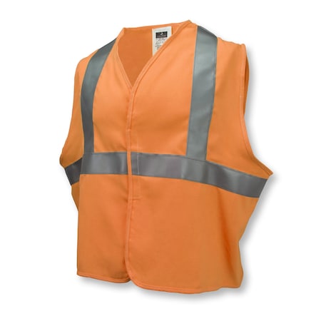 Radians Hi-Vis FR Safety Vest XL Class Class 2 , Hook and Loop Closure SV92-M2VOSFR-XL