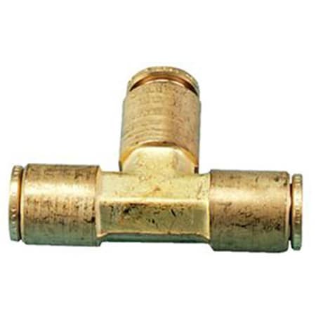 Eat-In 92120L 0.37 in. Brass, Slip-Lok Tee EA577959