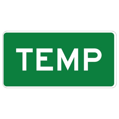 Sign Solutions Usa Traffic Sign, 30 in Width, Aluminum Sign, Horizontal Rectangle DUS12HWT3015M4-7AGW