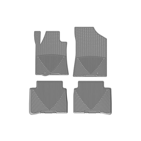 Weathertech Grey, Front and Rear All Weather Floor Mats W252GR-W436GR