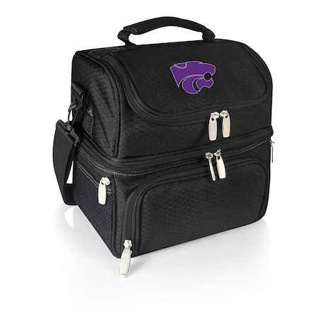 Picnic Time Family Of Brands NCAA Kansas State Wildcats Pranzo Lunch Bag - Insulated Lunch Box with Picnic Set 512-80-175-254-0