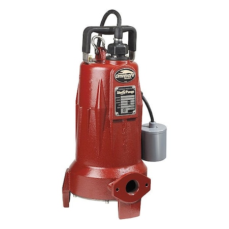 Liberty Pumps OmnivoreGrinderPump, 50ft, 208/230VAC LSG202A-5-Y