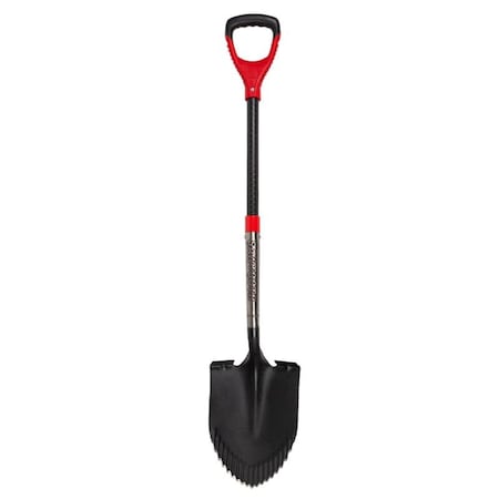 Gemplers Sawtooth Round Point Shovel with D-Grip 238026