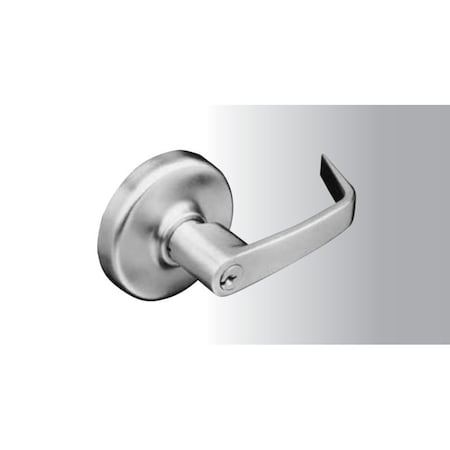 Corbin Russwin Fail Safe Lever, 12AC/DC, Grade 1, NZD Design, Less Cylinder, Satin Chrome CL33903 NZD 626 LC 12AD