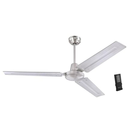 Westinghouse Jax 56 in. Brushed Nickel White Indoor Ceiling Fan 7238100