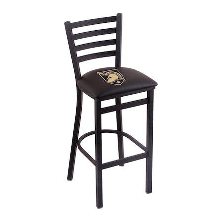 Holland Bar Stool Co 25" Blk Wrnkl US Military Acad ARMY Station Counter Stool, Ladder Back L00425USMilA