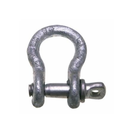Campbell 419-S Series Anchor Shackles, 1/4 in Bail Size, .75 Ton, Screw Pin Shackle 193-5410405
