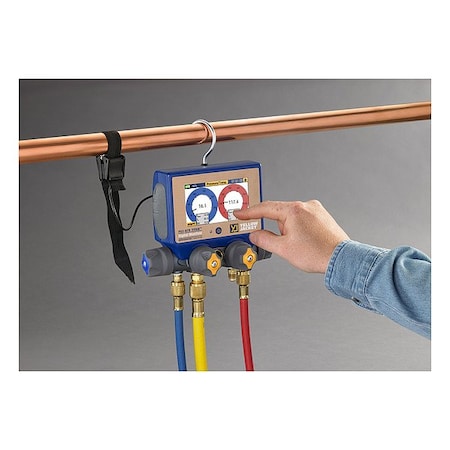 Yellow Jacket Temperature Probe Strap, 8 in L, Black 67031