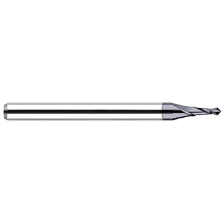 Harvey Tool 0.3750in 3/8 Drill DIA x 0.5000in 1/2 Flute L, 140Deg Carbide Spot Drill, 2 Flutes, AlTiN Coate 715424-C3