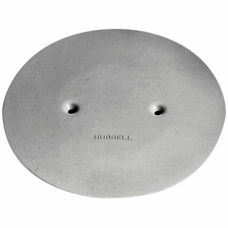 Hubbell Wiring Device-Kellems Abandonment Plate, 3", Gray AP2GY