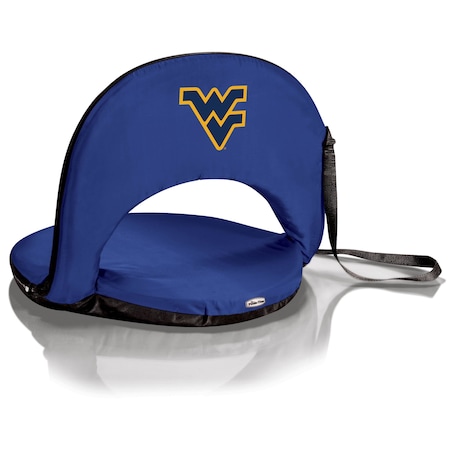 Picnic Time Family Of Brands NCAA West Virginia Mountaineers Oniva Stadium Seat - Reclining Bleacher Seat with Back Support 626-00-138-834-0