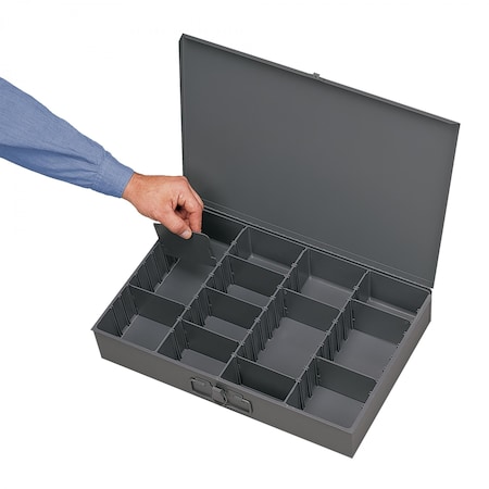 Durham Mfg Small Steel Compartment Box, Adjustable 215-95-IND