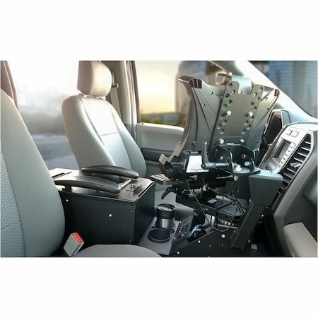 Gamber Johnson Gamber-Johnson Mounting Bracket for Dash Mount - Black - 75 x 75 - VESA Mount Compatible 7160-1015