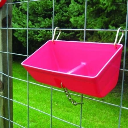 Miller Mfg FENCE FEEDER 16IN W/HARDWARE RED FF16RED
