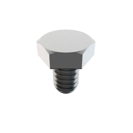 Zoro Select Not Graded, 1/4"-20 Sealing Hex Head Cap Screw, Plain Stainless Steel, 3/8 in L 31-SH-25C-37