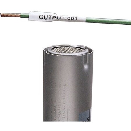 Panduit Heat Shrink Label, 3:1 I.D. Shrink Ratio, Yellow, 0.44 in H100X044H2C