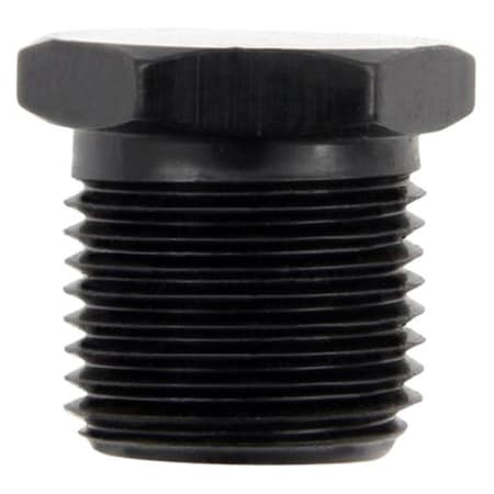 Fragola 493304-BL 0.5 in. MPT Hex Pipe Plug - Black FRG493304-BL