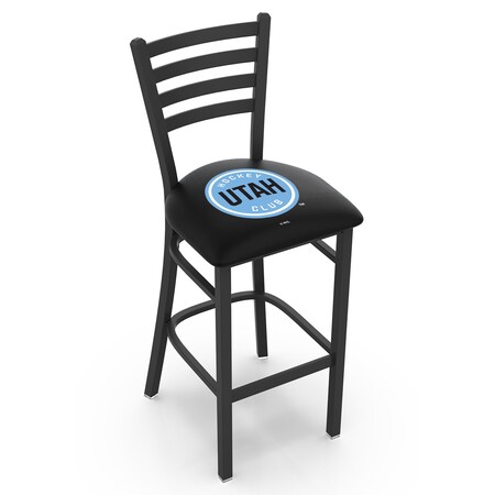 Holland Bar Stool Co Utah Hockey Club 30in Stationary Bar Stool with Black Wrinkle Finish L004