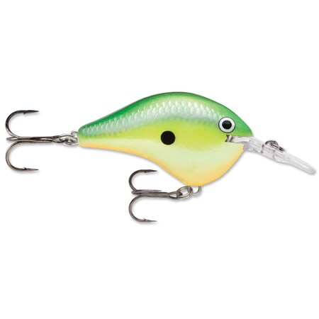 Normark Rapala DT Crankbait, Rasta - 6 ft. RDT06RTA
