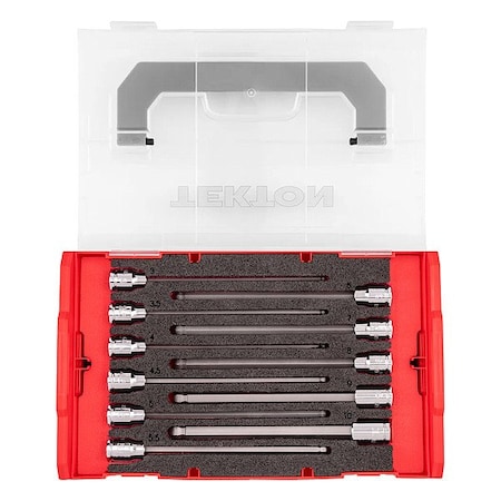 Tekton Socket Set, Steel, 10 1/4 in L SHB91703