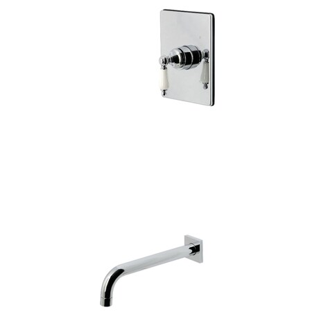 Kingston Brass Single-Handle Pressure Balanced Tub Faucet, Polished Chrome KB6341PLTO