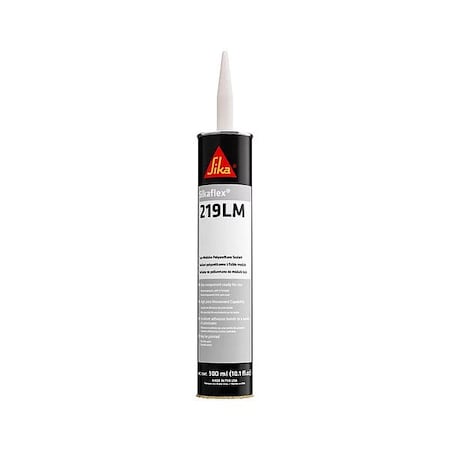 Sika Polyurethane Sealant, 10 oz, Cartridge, White, Polyurethane Base, Sikaflex 219 LM 108205