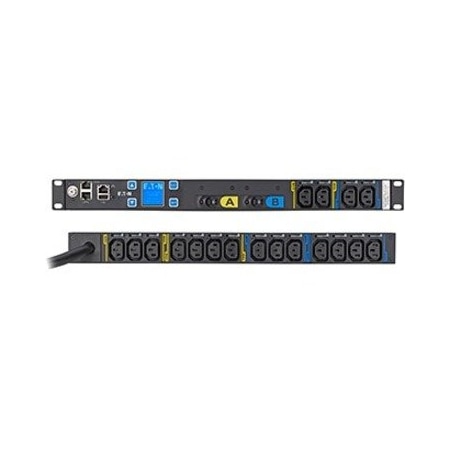 Eaton Metered Input rack PDU, 1U, L6-30P input, 10 ft cord, Single-phase, 200-240V, Outlets: 18 C13 EMIT07-10