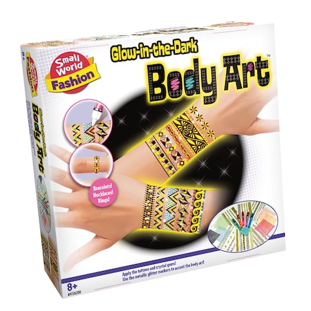 Small World Toys Glow In The Dark Body Art Kit 9726208