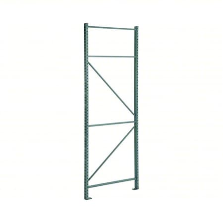 Steel King Pallet Rack Upright, Green, 3"W, 22,780 lb RTFAP036096F01VG