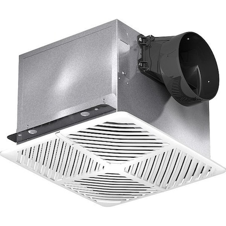 Dayton Bath Exhaust Fan, 6In , Galv Steel, 115 V 60RG39