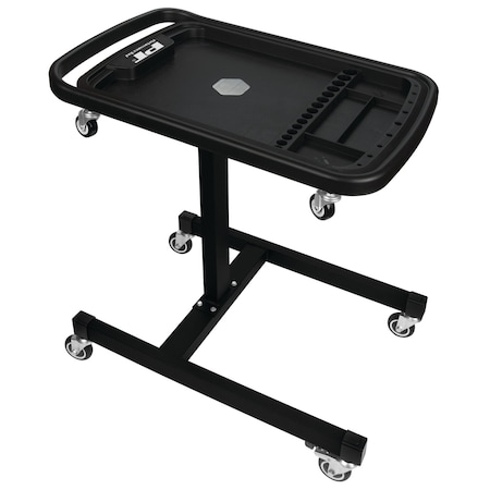 Performance Tool 2-in-1 Tool Table, Mobile Tool Tray, Magnetic Compartments, Casters W85039